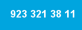 923 321 38 11 923 321 38 11